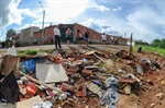 O vereador realizou visita ao bairro a pedido da moradora Patrícia Moreno