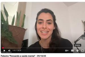 Palestra aborda desafios contemporâneos da saúde mental