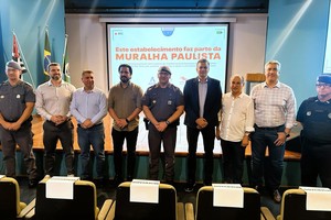 Vereador participa do lançamento de projeto que integra câmeras de segurança