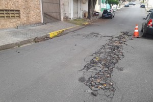 Vereador solicita melhorias viárias em frente a escola no bairro São Judas