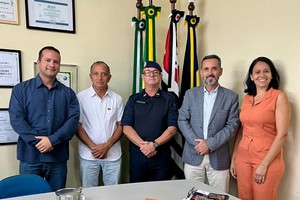 Vereador se reúne com comandante da Guarda Civil