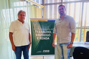 Vereador se reúne com o secretário de Trabalho, Emprego e Renda