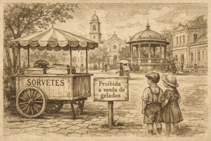A letra fria da lei: quando vender sorvete foi proibido em Piracicaba