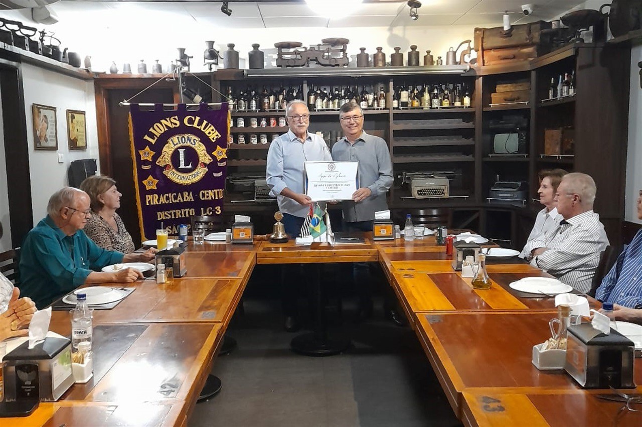 Câmara celebra os 70 anos do Lions Clube de Piracicaba Centro