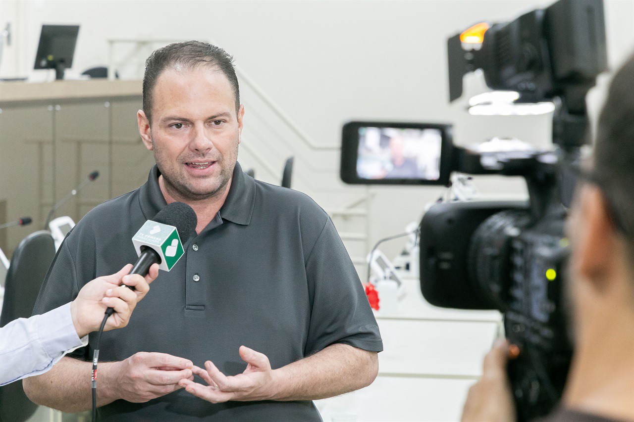 Edson Bertaia foi o entrevistado no Primeiro Tempo, gravado no dia 29 de abril e exibido na noite desta segunda-feira (12) 