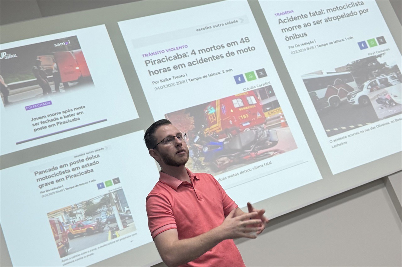 A ação educativa foi promovida pelo Cerest (Centro de Referência em Saúde do Trabalhador) em parceria com o Fórum Permanente de Educação no Trânsito e o Comitê de Trauma