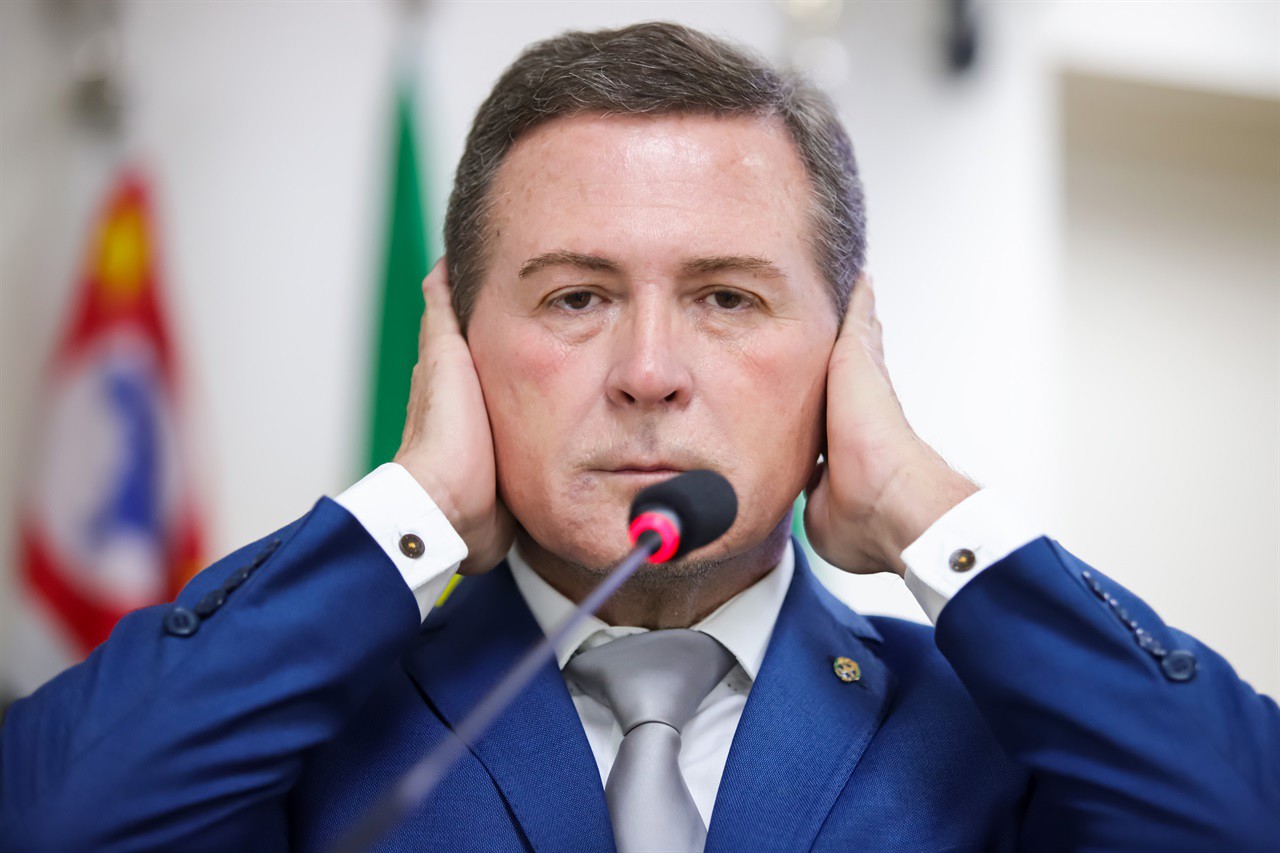 Vereador Laércio Trevisan Jr. (PL) ocupou a tribuna da Câmara nesta quinta-feira (22)