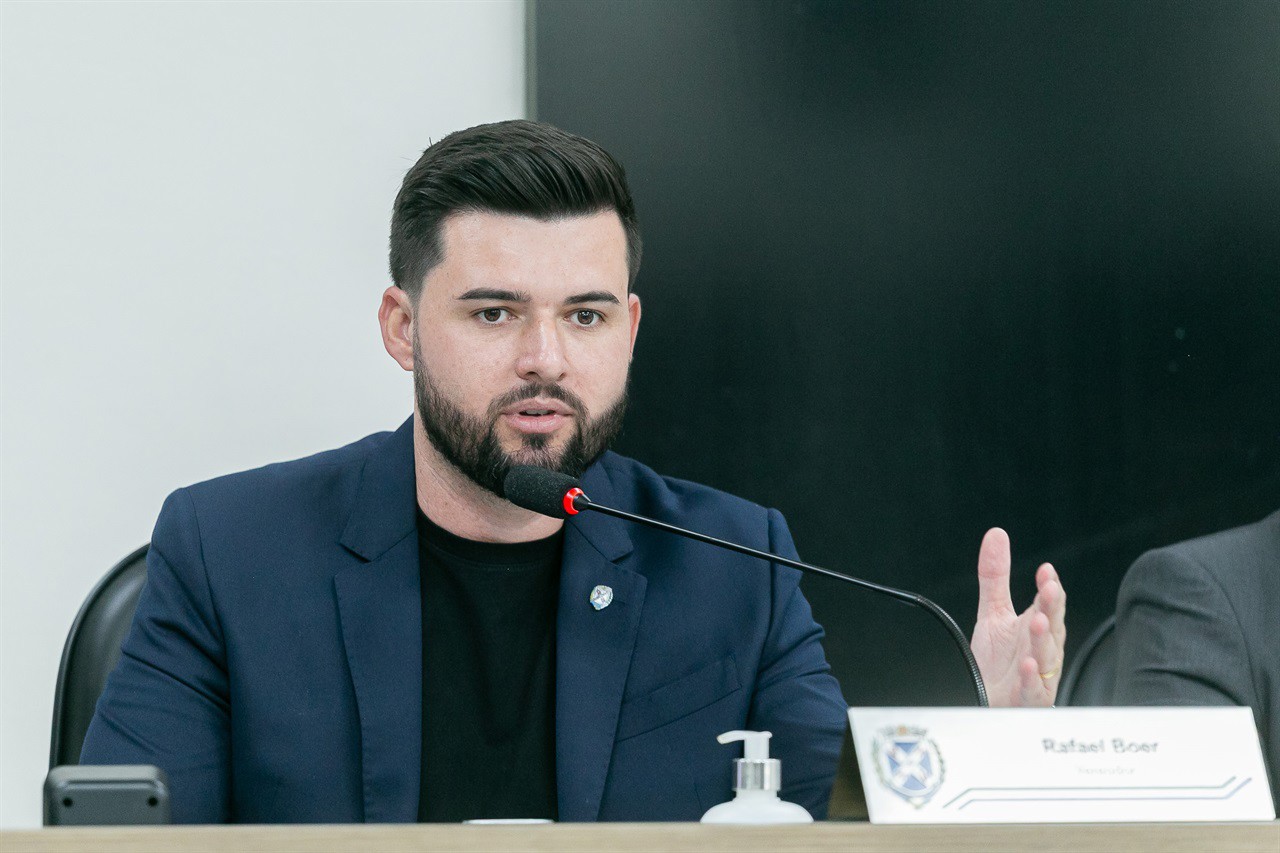 Rafael Boer, relator da Comissão de Finanças e Orçamento