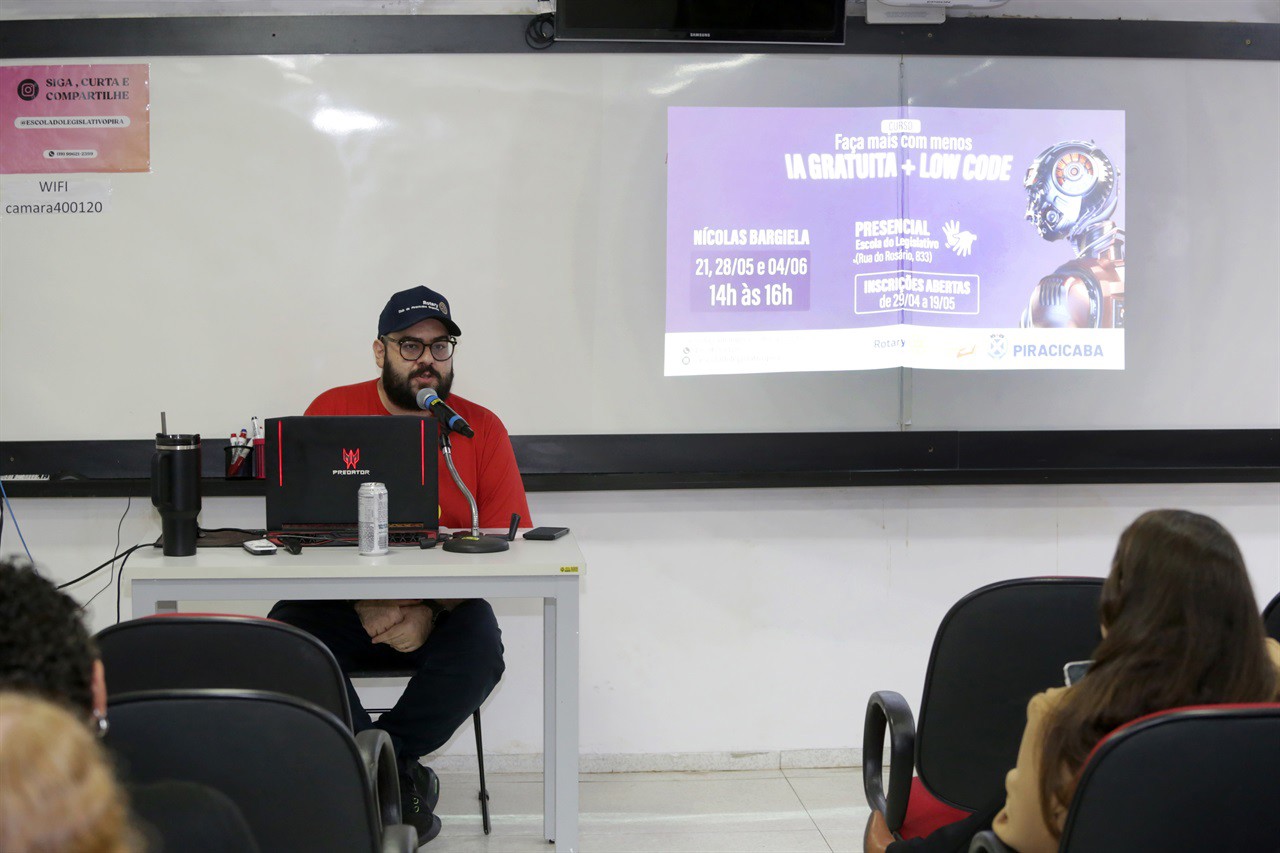Palestra aconteceu na tarde desta quarta-feira (4), na Escola do Legislativo "Antonio Carlos Danelon - Totó Danelon"