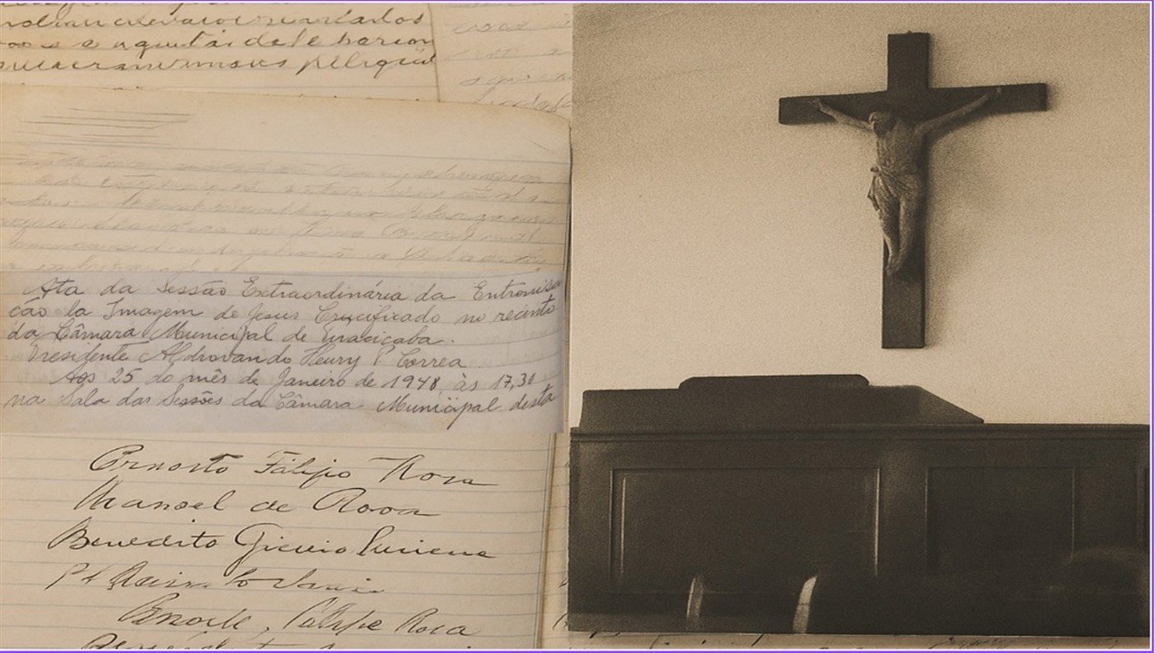 Entronização da imagem do Cristo Crucificado aconteceu em 25 de janeiro de 1948