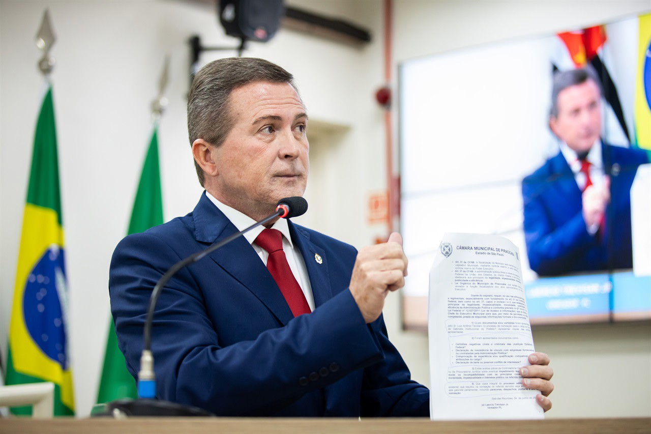 Vereador Laércio Trevisan Jr. (PL) disse que vai fazer um novo requerimento sobre o tema