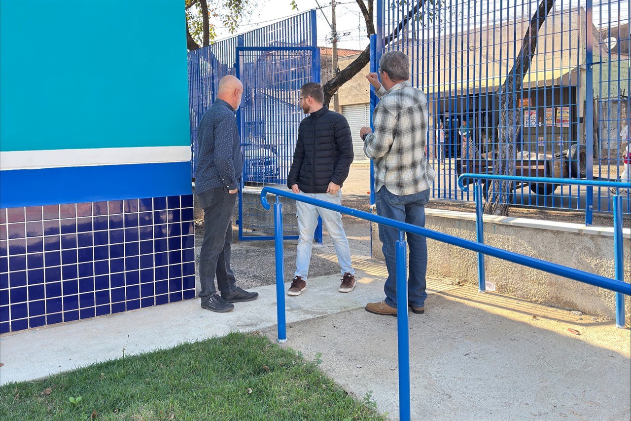 Gustavo Pompeo visitou a unidade nesta quarta-feira (2) para acompanhar a retomada das obras