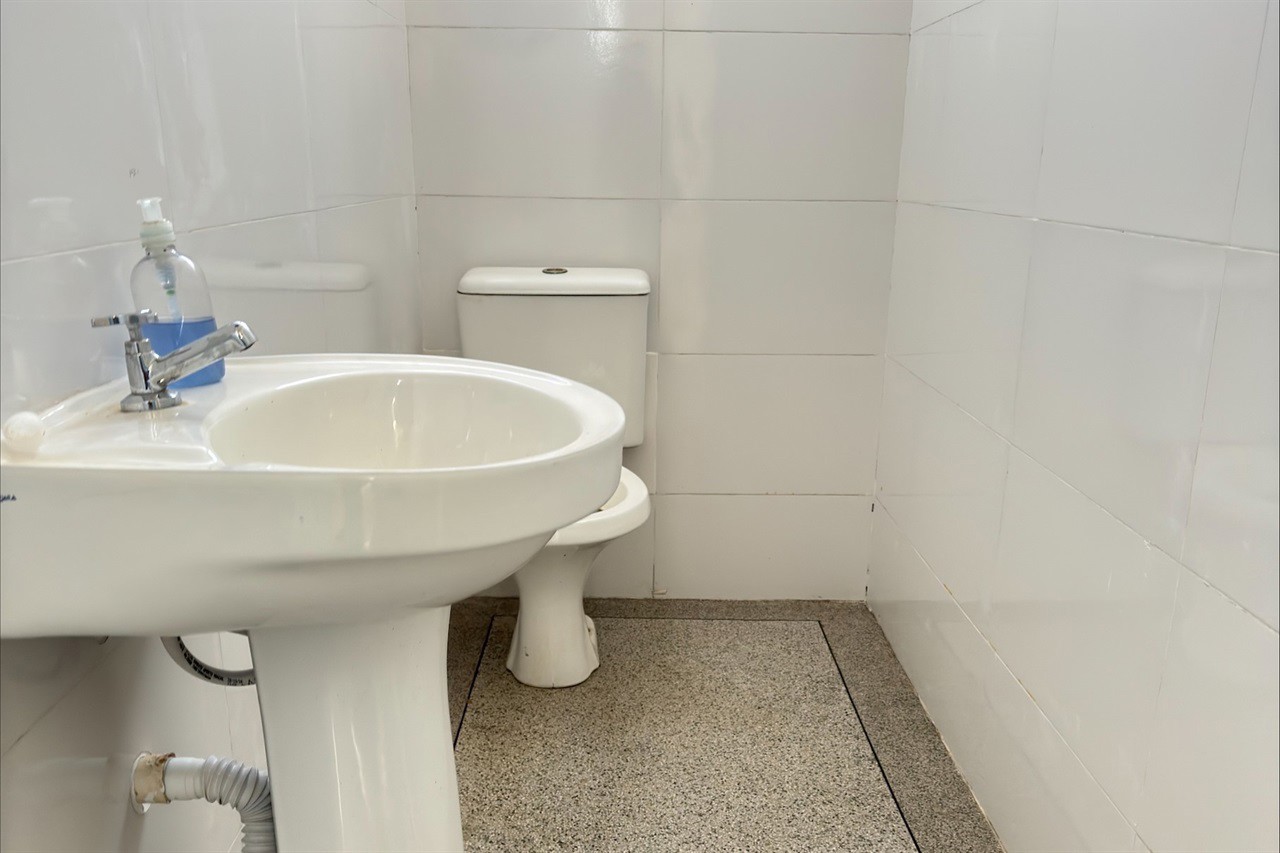 Gustavo Pompeo visitou a unidade nesta quarta-feira (2) para acompanhar a retomada das obras