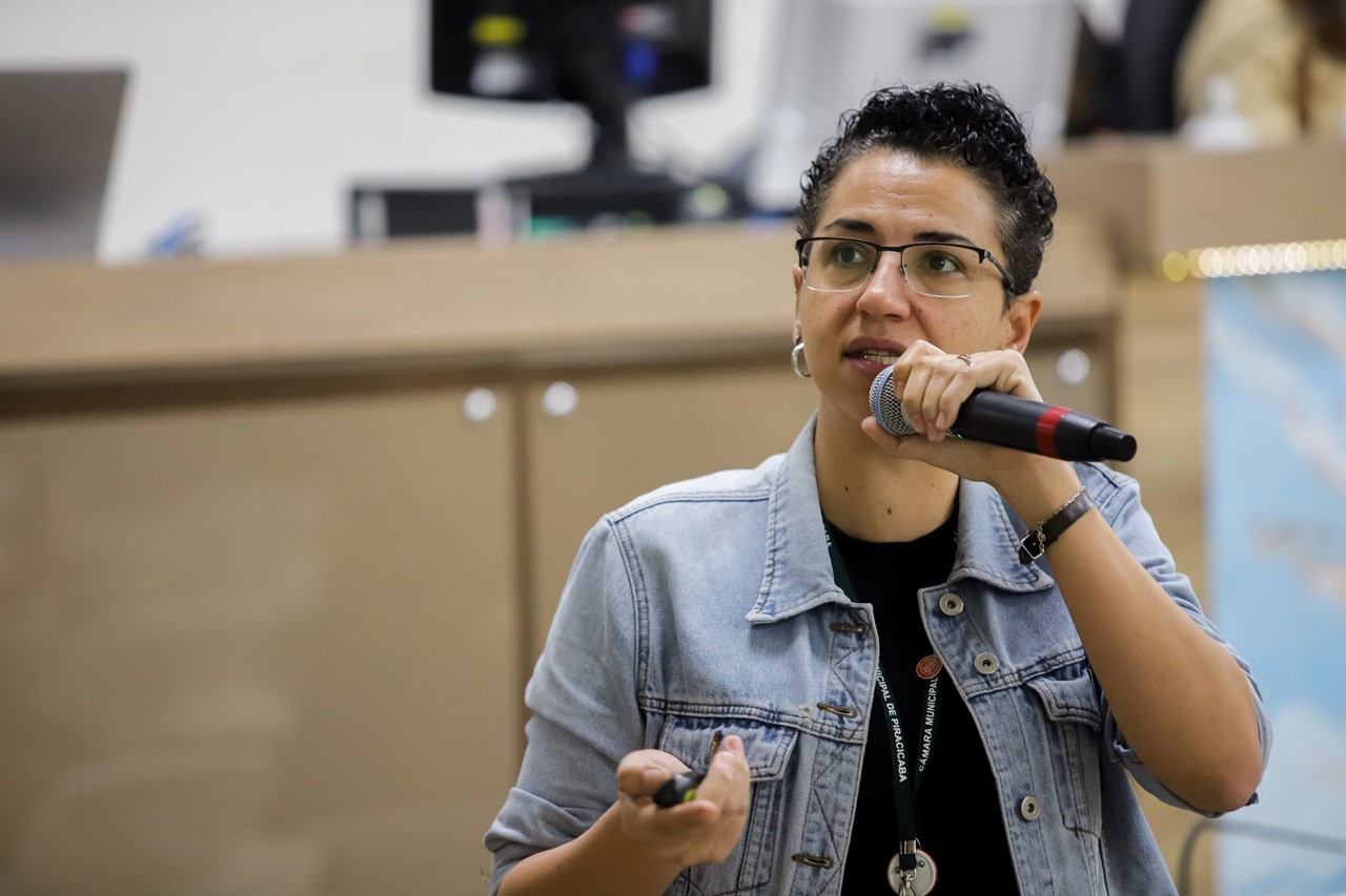 Dayane Soldan, arquivista da Câmara Municipal de Piracicaba