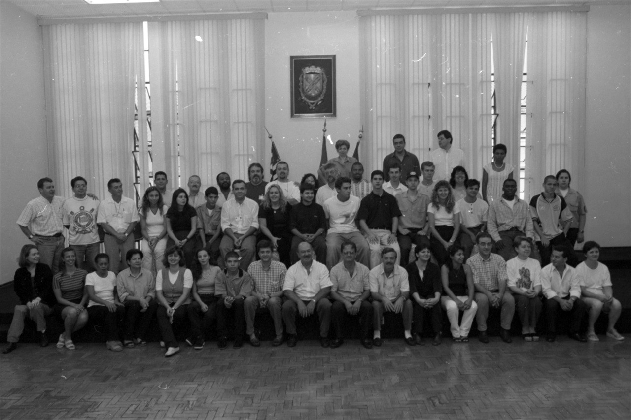 Corpo de funcionários da Câmara em 1998