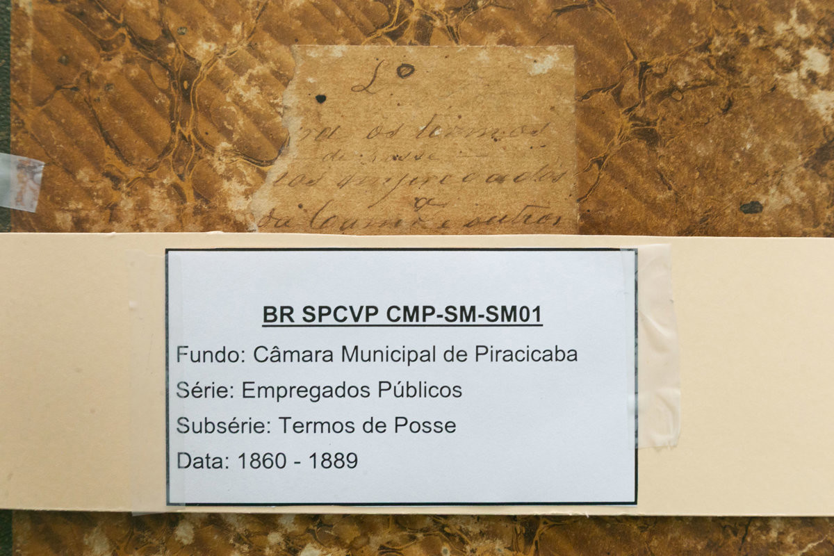 Livro concentra nomeações de ocupantes de cargos públicos de Piracicaba entre os anos de 1860 e 1889