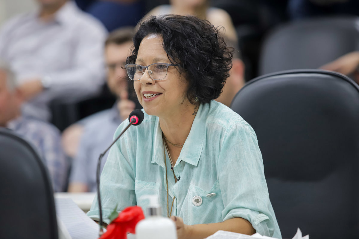 Vereadora Silvia Morales (PV), do mandato coletivo A Cidade é Sua