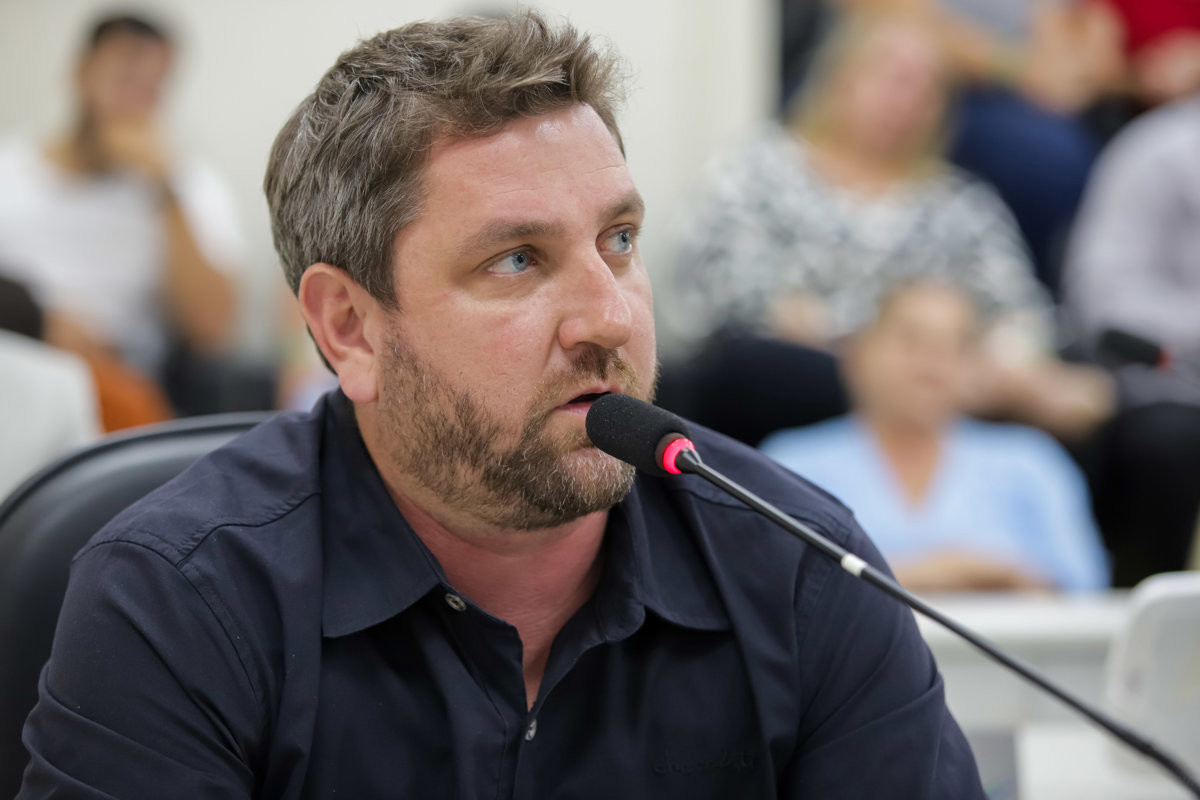 Vereador Felipe Jorge Dário (Solidariedade), o Felipe Gema