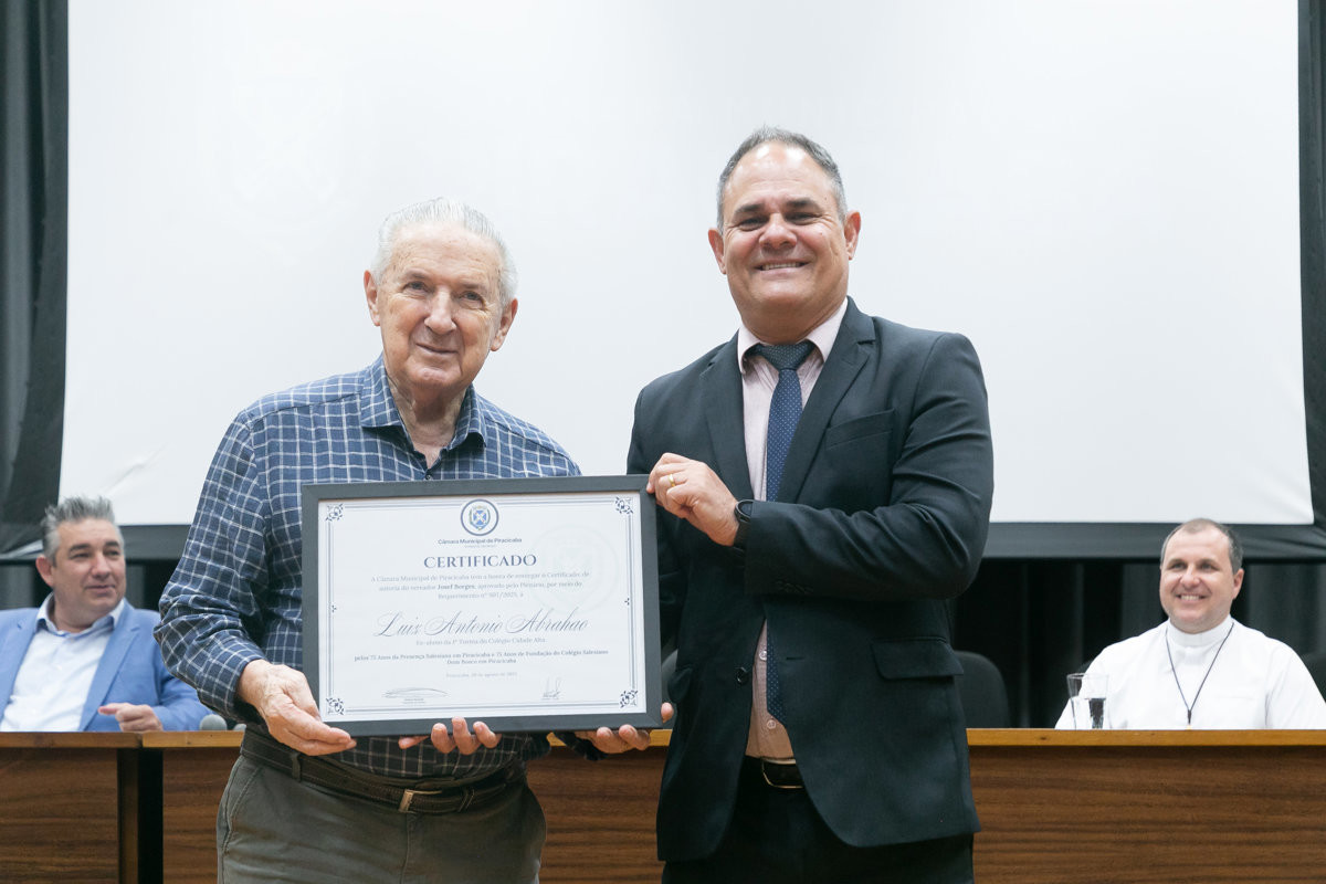 Luiz Antonio Abrahão, homenageado