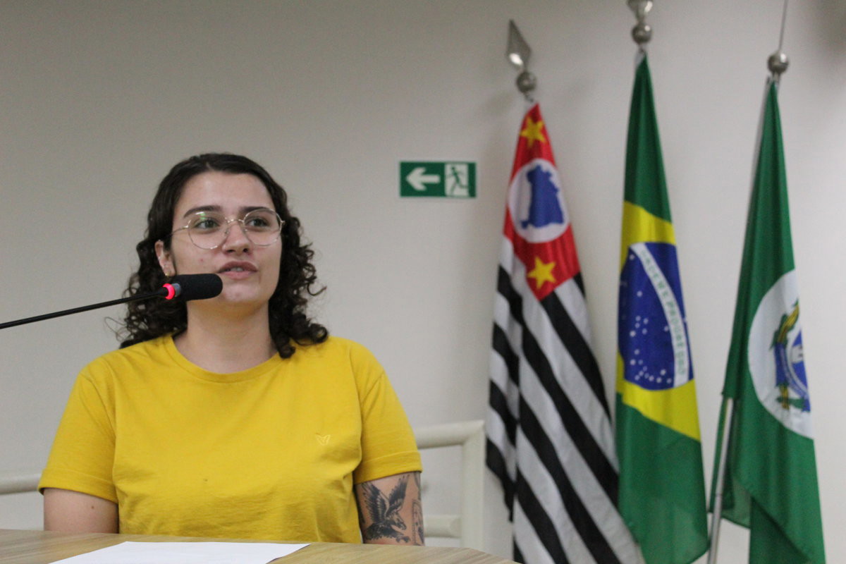 Foto: Débora Souza - Alunos na faixa etária de 10 a 11 anos participaram da atividade do Conheça o Legislativo na tarde desta quarta-feira (27), no Plenário "Franscisco Antonio Coelho"