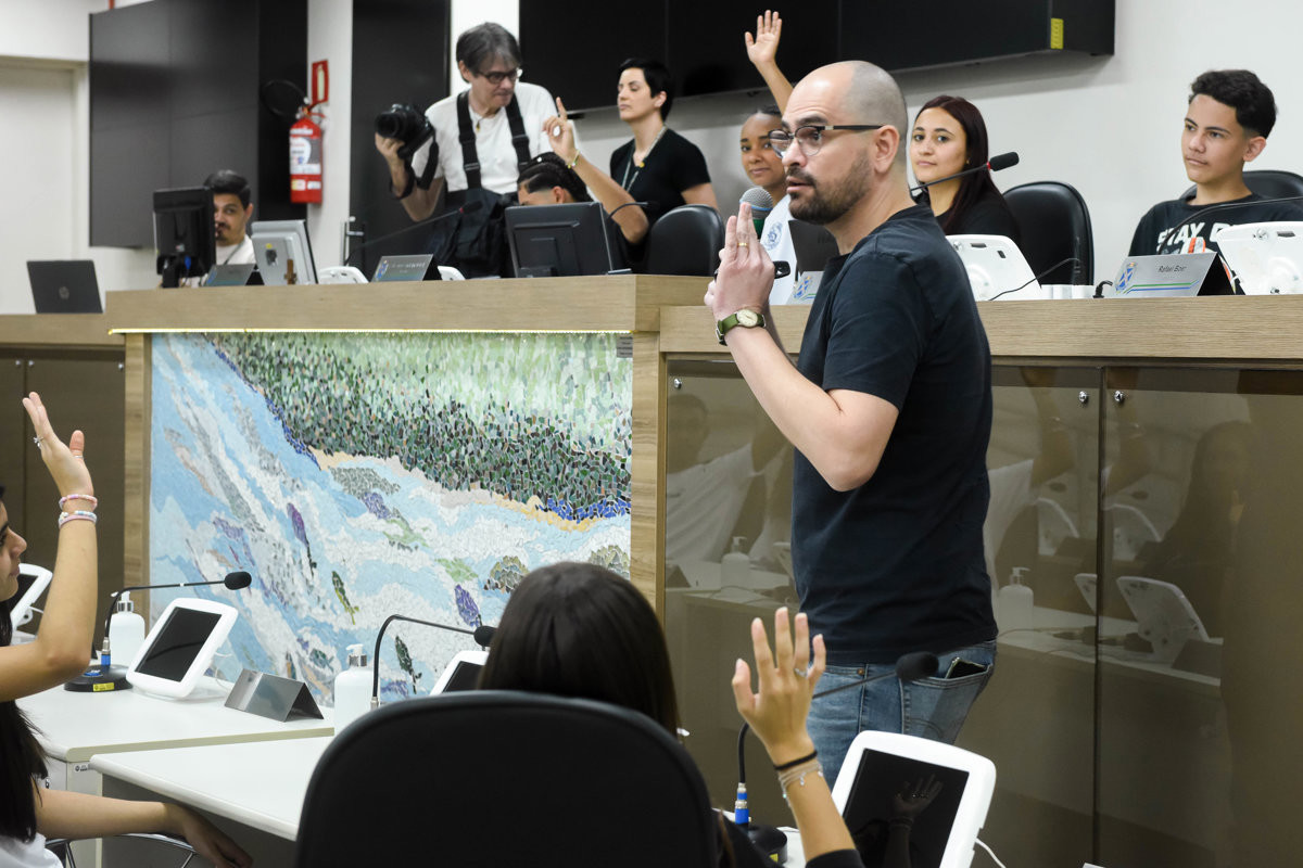 Alunos participaram de sessão simulada