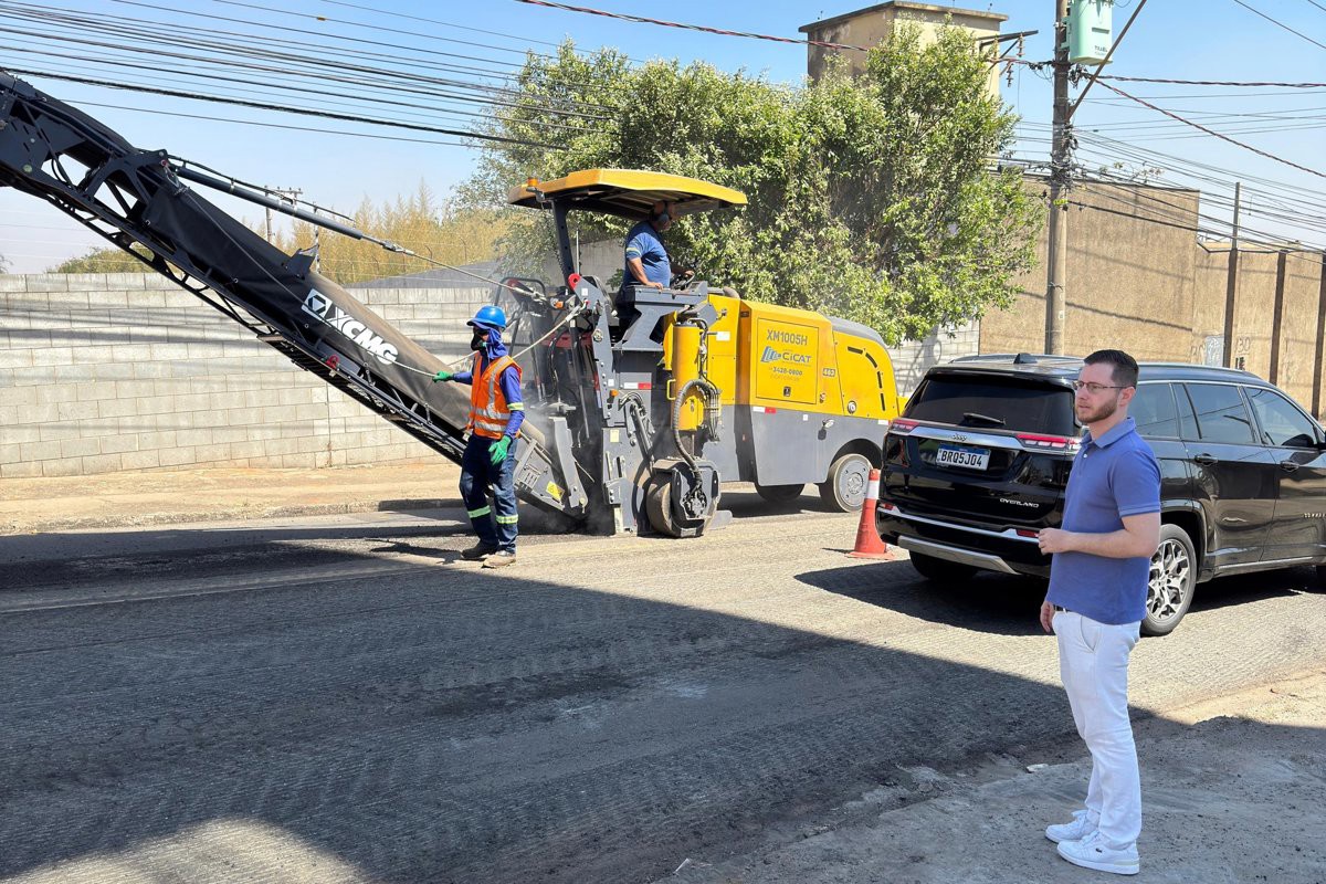 Vereador Gustavo Pompeo (Avante) disse que a conclusão da obra vai resultar em mais segurança para usuários da via
