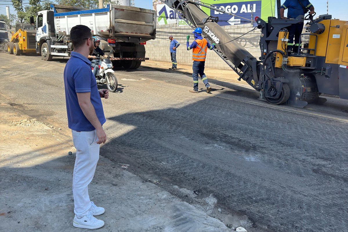 Vereador Gustavo Pompeo (Avante) disse que a conclusão da obra vai resultar em mais segurança para usuários da via