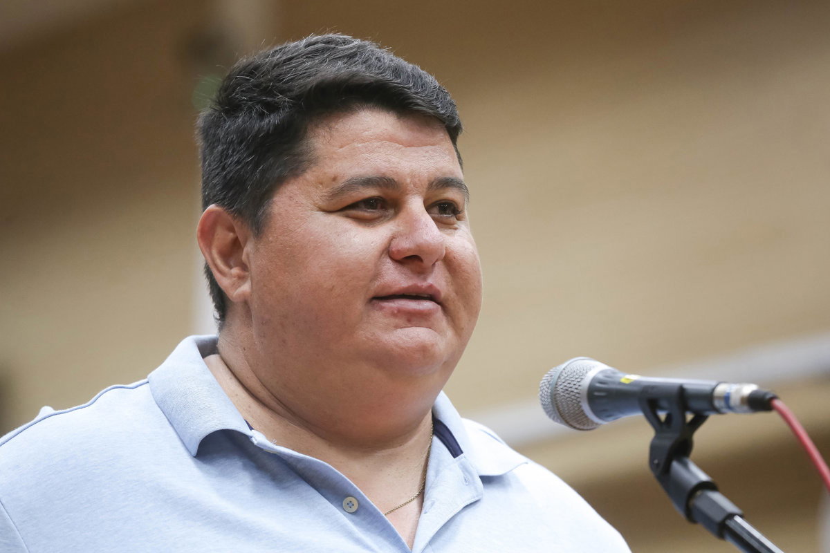 A audiência desta terça-feira (16), solicitada pela CLJR, aconteceu no Salão Nobre "Helly de Campos Melges" devido a manutenções no plenário da Câmara