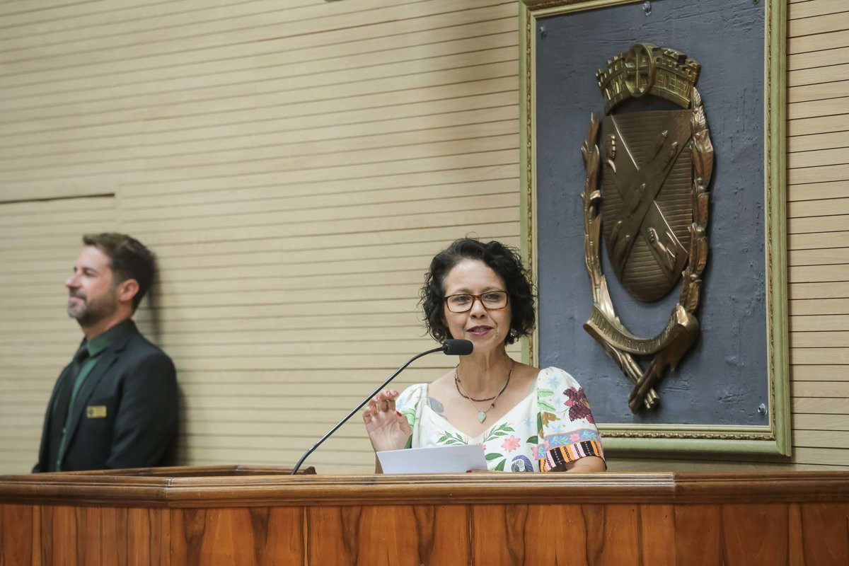 Solenidade foi presidida pela vereadora Sílvia Morales (PV), do Mandato Coletivo A Cidade é Sua