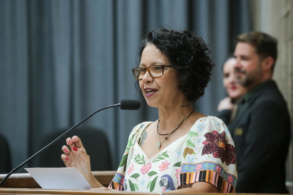 Solenidade foi presidida pela vereadora Sílvia Morales (PV), do Mandato Coletivo A Cidade é Sua