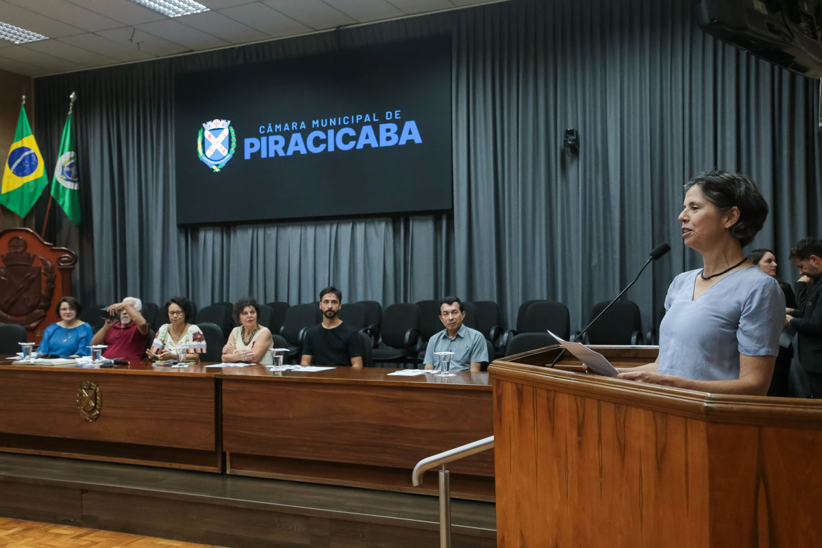 Solenidade foi presidida pela vereadora Sílvia Morales (PV), do Mandato Coletivo A Cidade é Sua