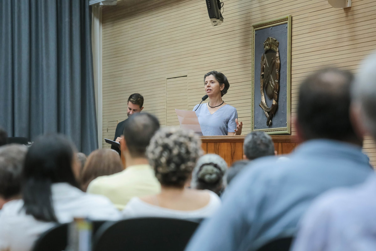 Solenidade foi presidida pela vereadora Sílvia Morales (PV), do Mandato Coletivo A Cidade é Sua