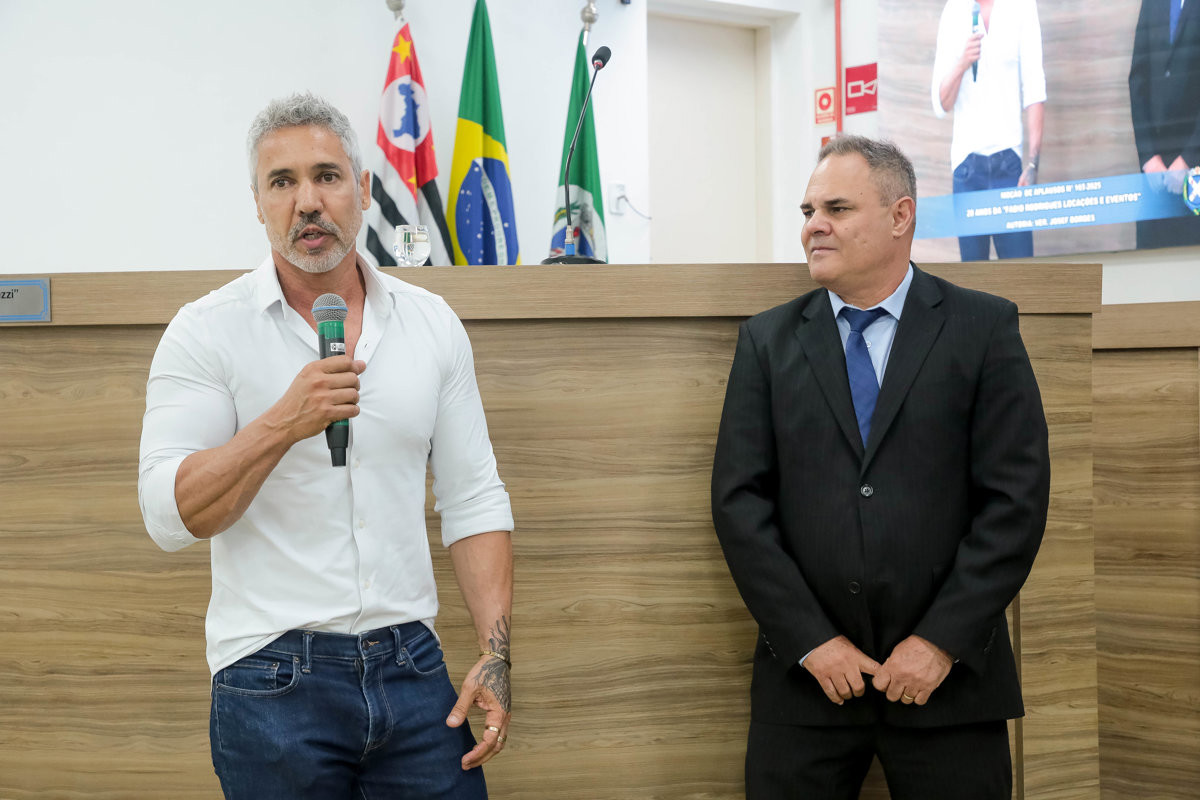 Moção reconhece a atuação da empresa no setor de locações para eventos sociais e corporativos