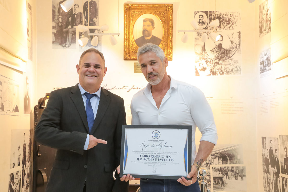 Moção reconhece a atuação da empresa no setor de locações para eventos sociais e corporativos