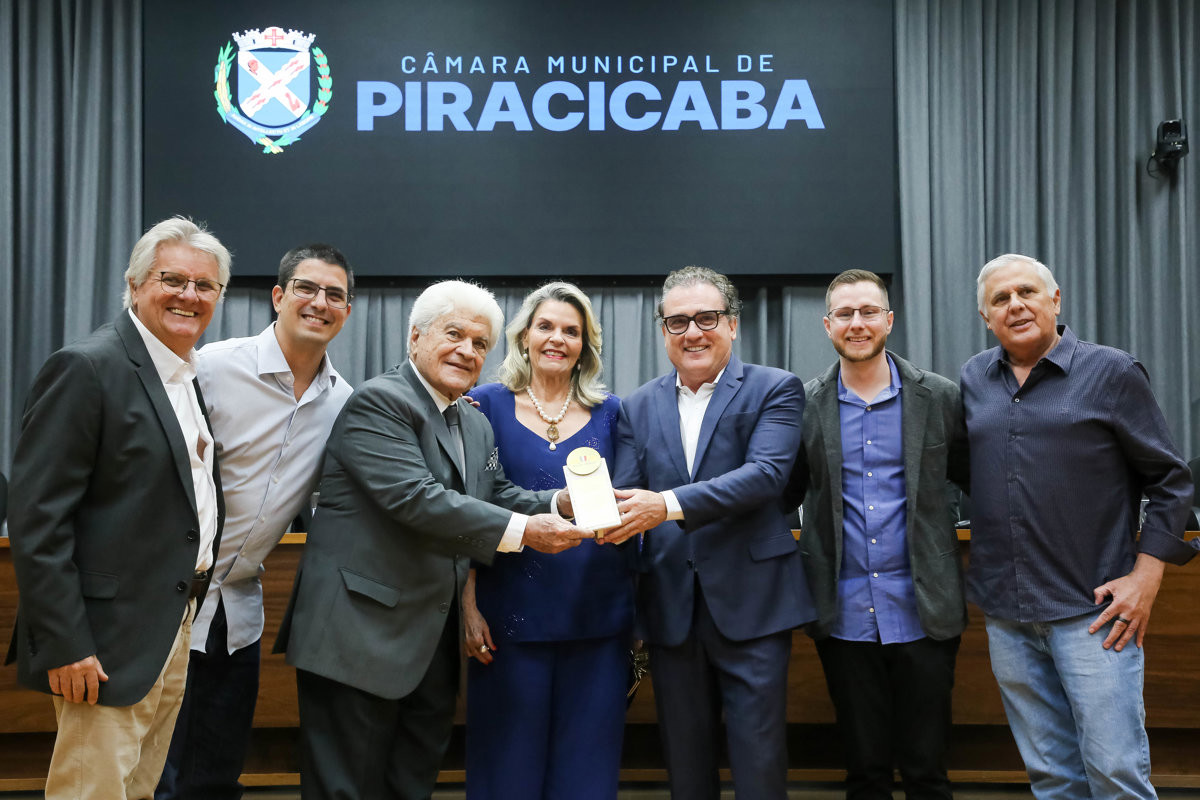 Título de Cidadão Piracicabano foi concedido no dia do aniversário de 82 anos de Pedro Maurano