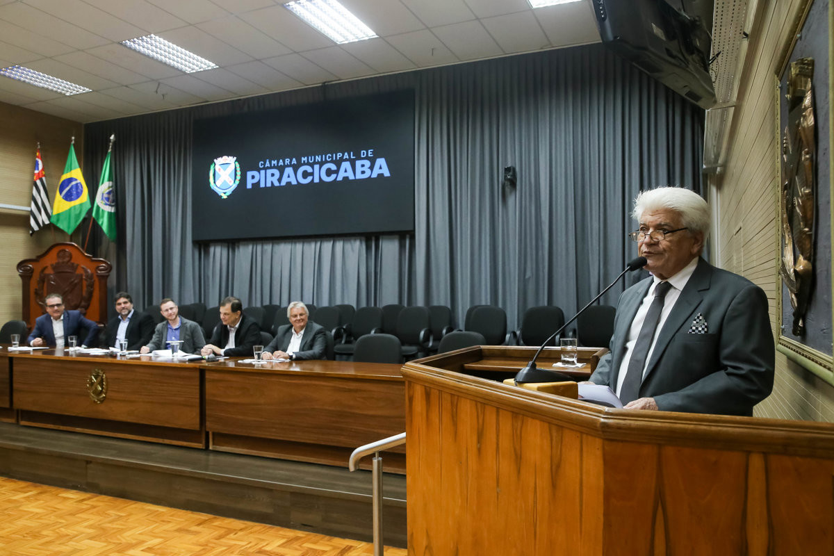 Título de Cidadão Piracicabano foi concedido no dia do aniversário de 82 anos de Pedro Maurano