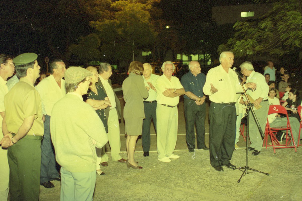 Solenidade de inauguração da herma do seresteiro na Praça da Saudade