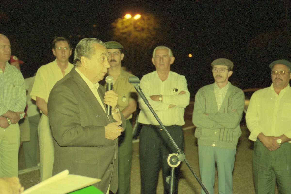 Solenidade de inauguração da herma do seresteiro na Praça da Saudade