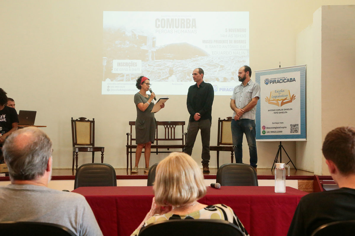 Roda de conversa aconteceu na tarde desta quarta (5), no auditório do Museu Prudente de Moraes 