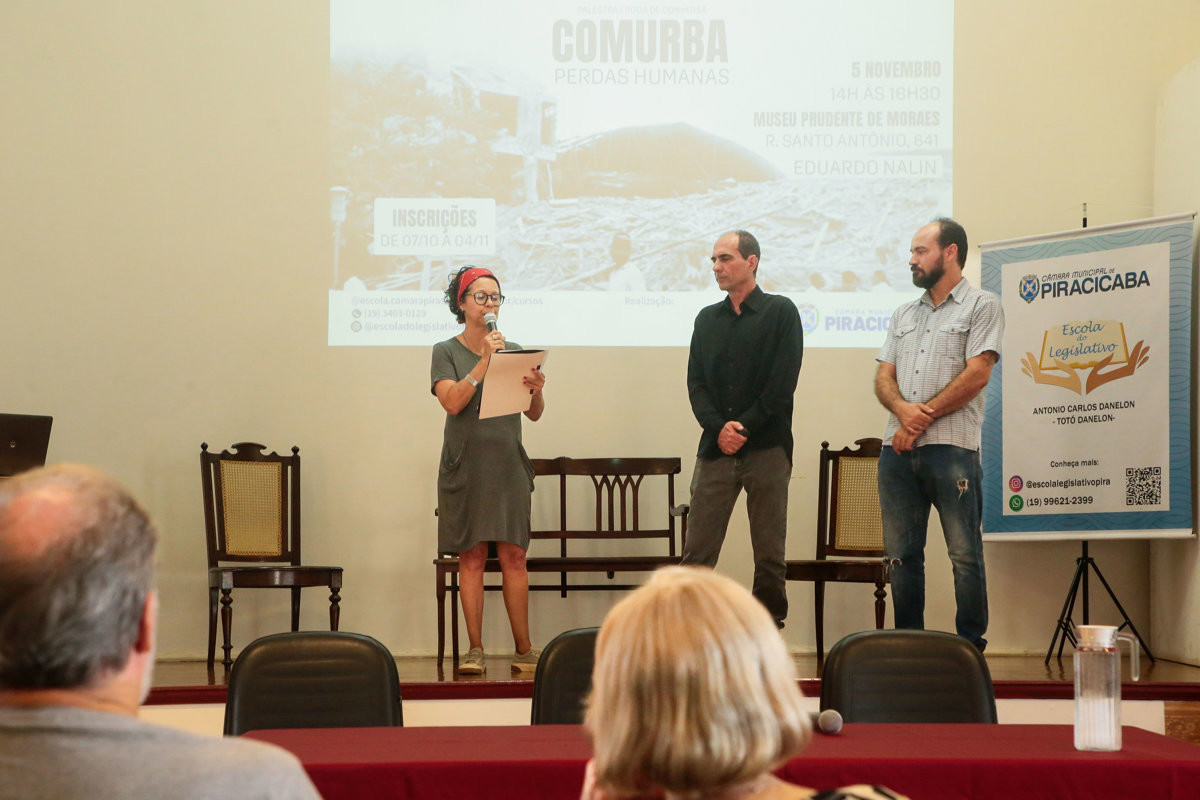 Roda de conversa aconteceu na tarde desta quarta (5), no auditório do Museu Prudente de Moraes 
