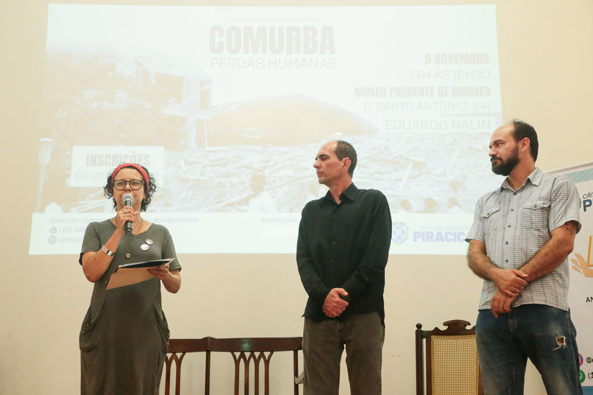 Roda de conversa aconteceu na tarde desta quarta (5), no auditório do Museu Prudente de Moraes 