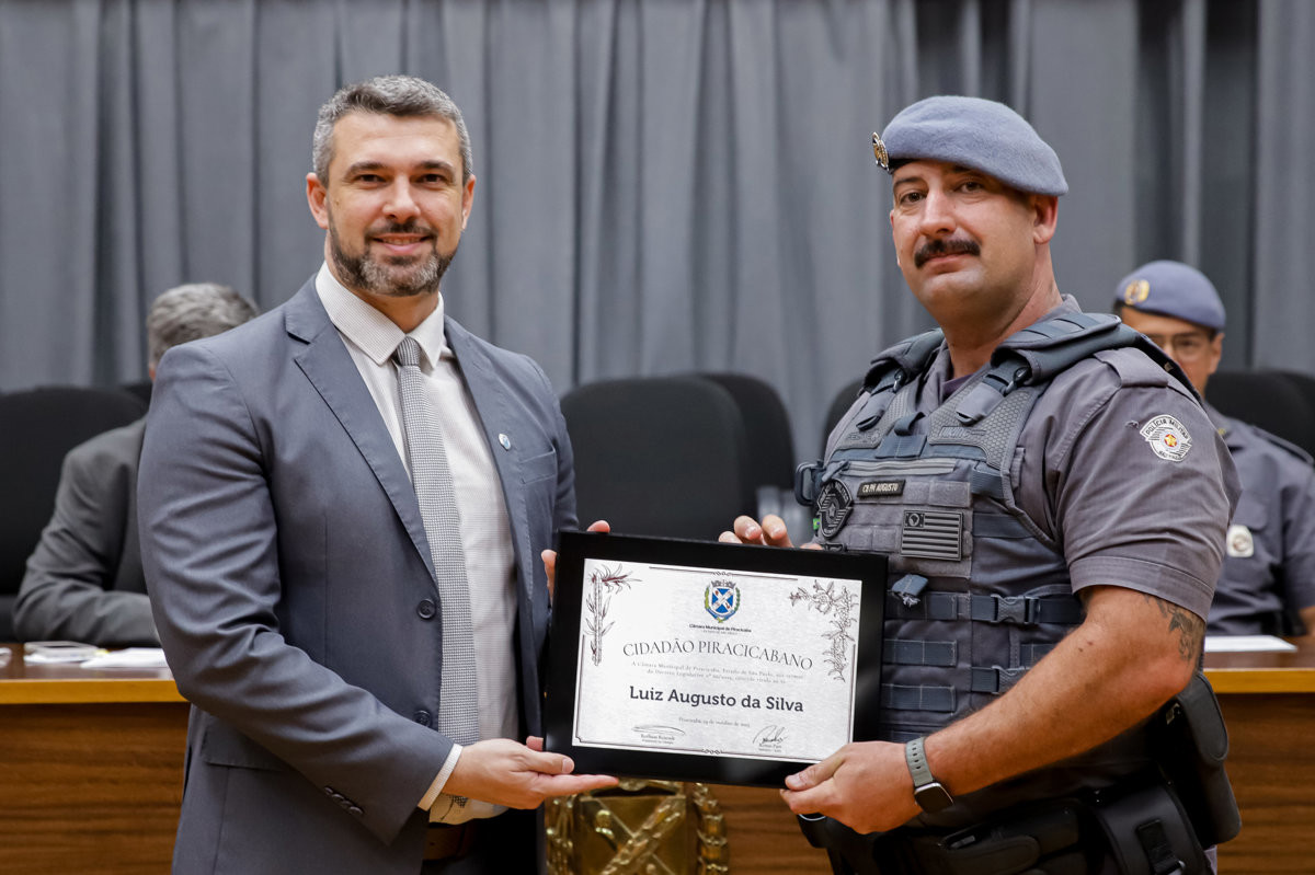 Vereador Renan Paes (PL) é autor das homenagens à corporação e a policiais militares que atenderam ocorrências de sucesso na cidade