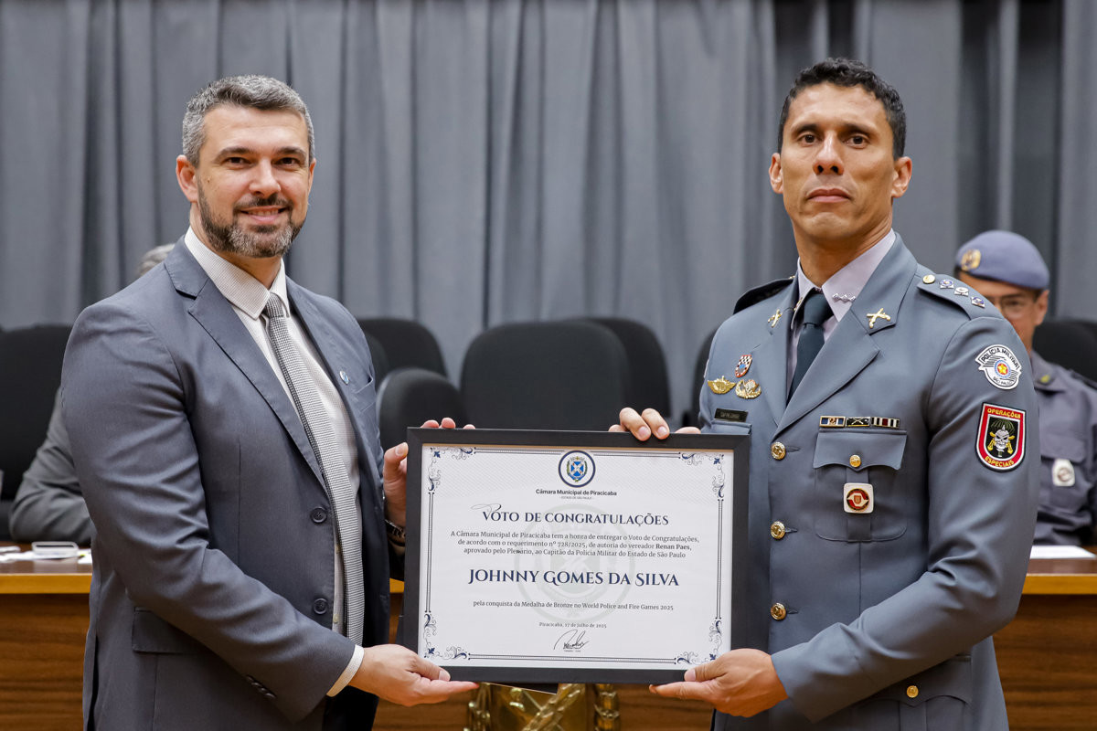 Vereador Renan Paes (PL) é autor das homenagens à corporação e a policiais militares que atenderam ocorrências de sucesso na cidade
