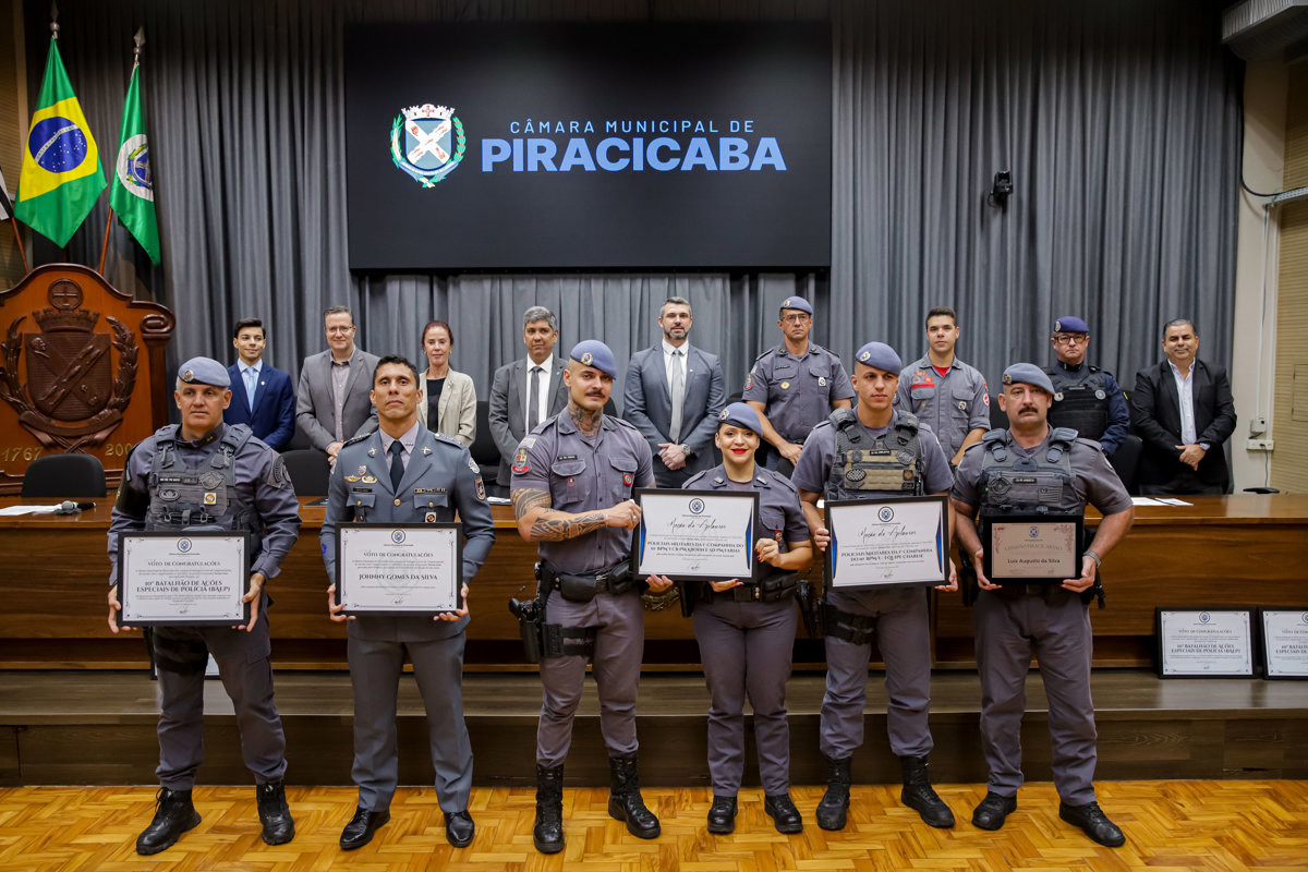 Vereador Renan Paes (PL) é autor das homenagens à corporação e a policiais militares que atenderam ocorrências de sucesso na cidade