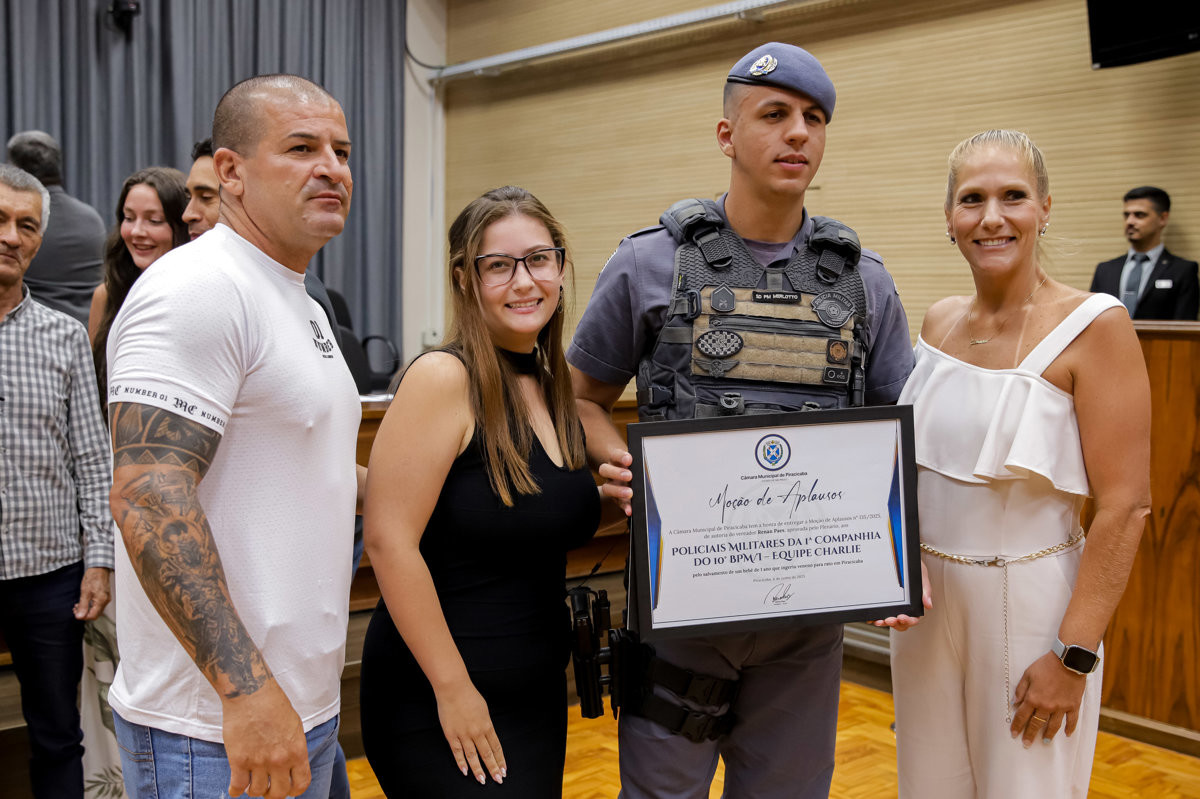 Vereador Renan Paes (PL) é autor das homenagens à corporação e a policiais militares que atenderam ocorrências de sucesso na cidade