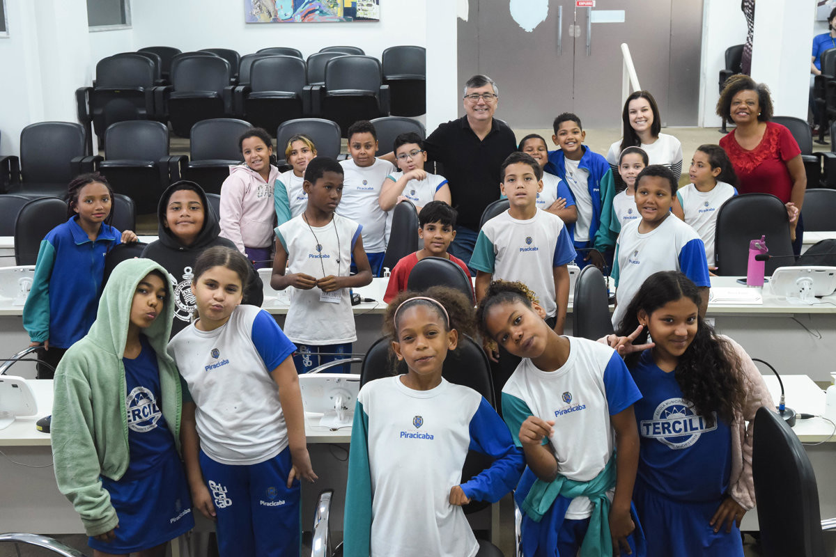 Projeto Conheça o Legislativo com os alunos da escola Tercília Bernadete
