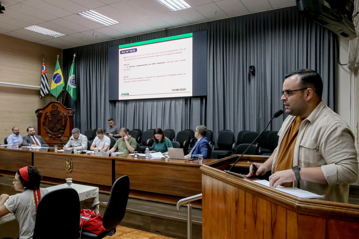 Audiência pública contou com novas sugestões de mudanças, como revogação de artigo e indicação de concursados como representantes do poder público no Comdema