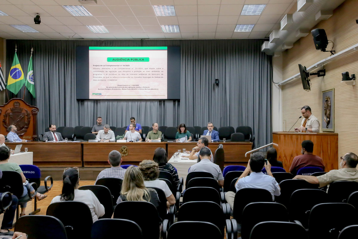 Audiência pública contou com novas sugestões de mudanças, como revogação de artigo e indicação de concursados como representantes do poder público no Comdema