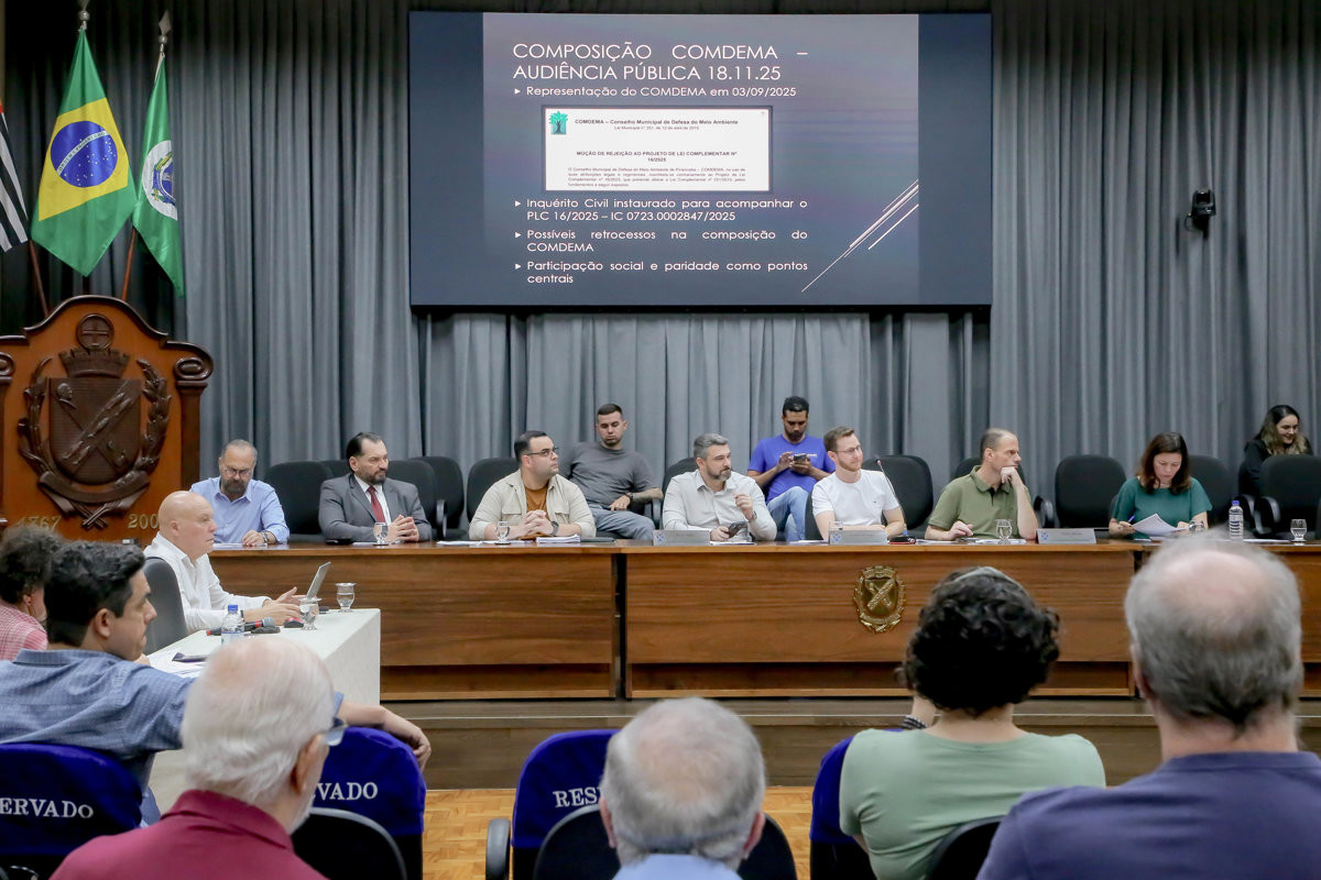 Audiência pública contou com novas sugestões de mudanças, como revogação de artigo e indicação de concursados como representantes do poder público no Comdema