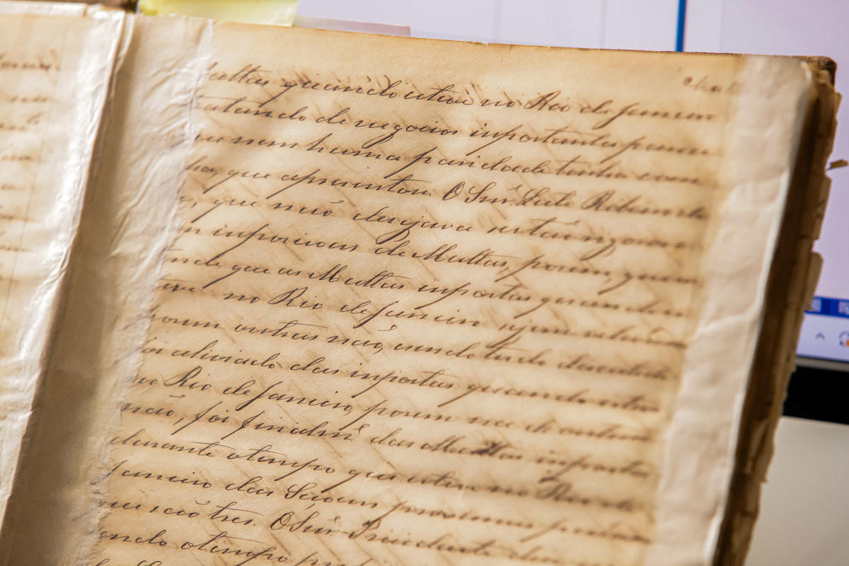 Trecho que expõe cotidiano administrativo do século 19